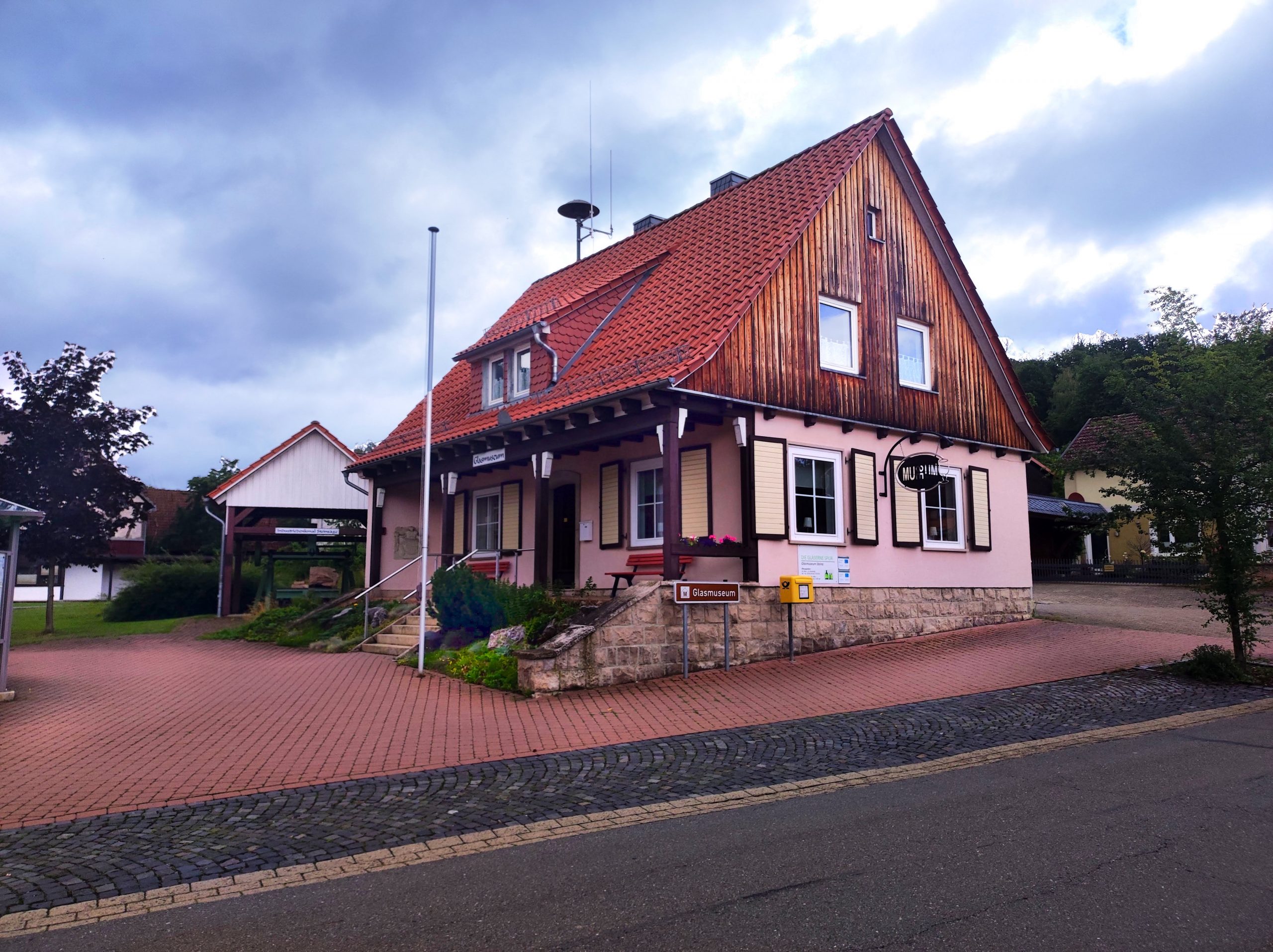 Glasmuseum Außenansicht